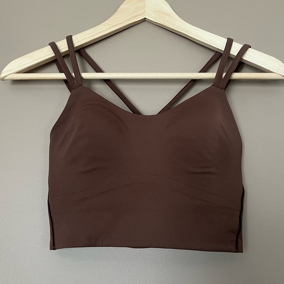 lululemon athletica Other - {Lululemon} Like a Cloud Bra Long Line Light Support, B/C Cup in Brown - Size 4